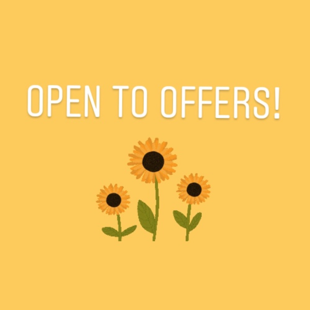 ✨ OPEN TO OFFERS! ✨